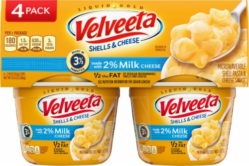 Velveeta Shells & Cheese Cups Perspective: front
