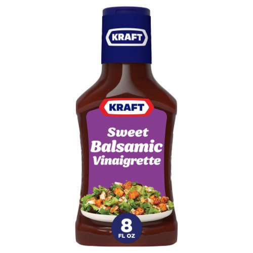 Kraft Sweet Balsamic Vinaigrette Salad Dressing Perspective: front