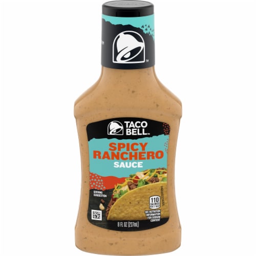 Taco Bell Spicy Ranchero Sauce Perspective: front