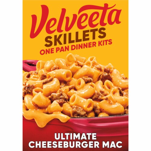 Velveeta Skillets Ultimate Cheeseburger Mac One Pan Dinner Kit Perspective: front