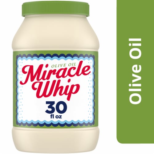 Kraft Miracle Whip with Olive Oil Perspective: front