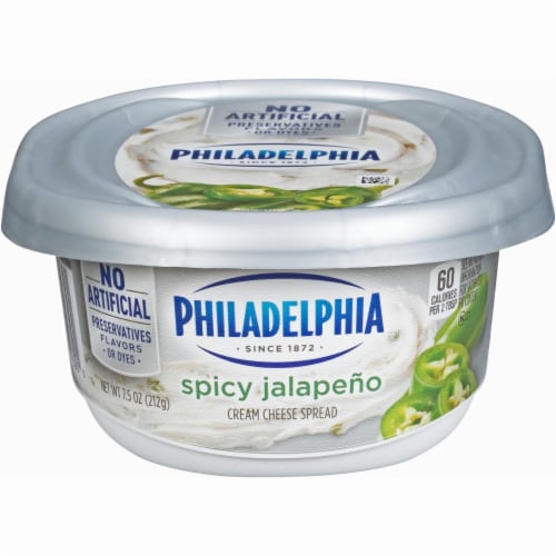 Philadelphia Spicy Jalapeno Cream Cheese Perspective: front