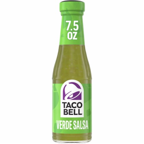 Taco Bell Verde Salsa Sauce Perspective: front
