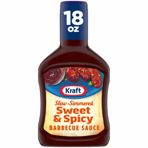 Kraft Sweet & Spicy Slow-Simmered BBQ Barbeque Sauce, 18 oz - Pay Less  Super Markets