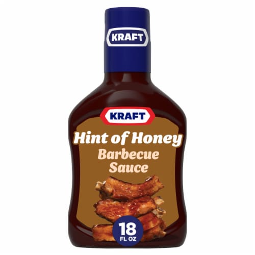 Kraft Sweet Honey Slow-Simmered BBQ Barbeque Sauce Perspective: front