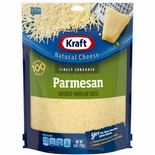 Kraft Parmesan Finely Shredded Cheese Perspective: front