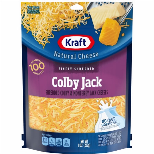 Kraft Colby Jack Finely Shredded Cheese Perspective: front