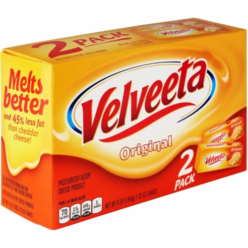 Velveeta Original Cheese, 64 oz Perspective: front