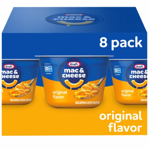 Kraft Original Mac N Cheese Macaroni and Cheese Cups Easy Microwavable ...