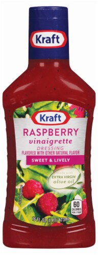 Kraft Raspberry Vinaigrette Dressing Perspective: front