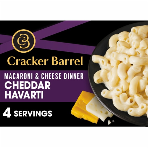 Cracker Barrel Cheddar Havarti Macaroni & Cheese Dinner Perspective: front