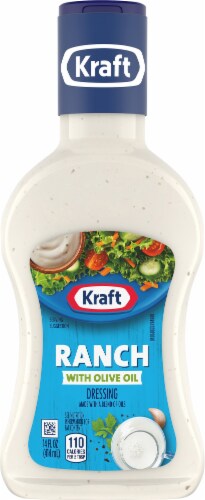 Kraft Ranch Dressing with Olive Oil Perspective: front