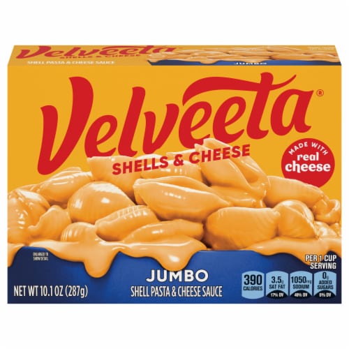 Velveeta Jumbo Shells & Cheese Perspective: front