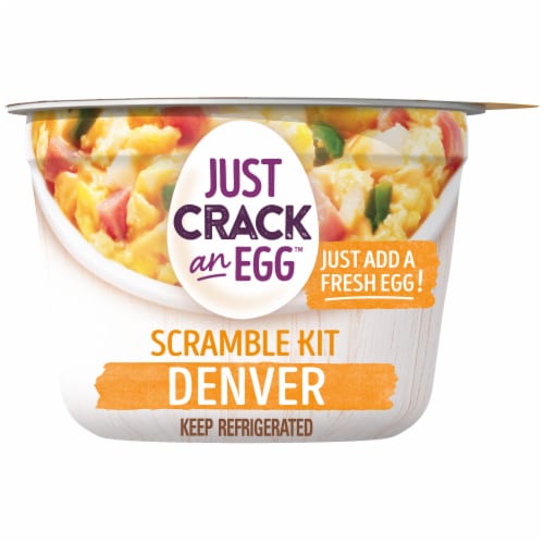 Just Crack an Egg Smoked Ham Low Carb Denver Scramble Kit Breakfast Bowl Perspective: front