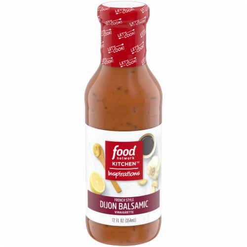 Food Network Inspirations French Style Dijon Balsamic Vinaigrette Dressing Perspective: front