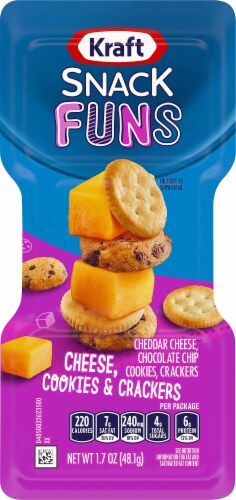 Kraft Snack Funs Cheese Cookies & Crackers Perspective: front