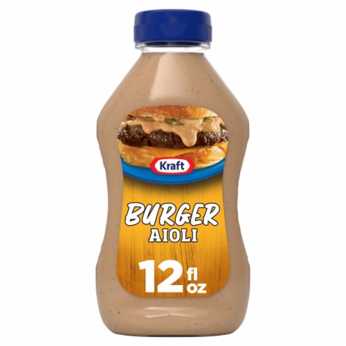Kraft Burger Aioli 12 fl oz Perspective: front