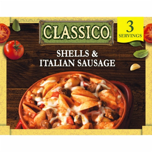 Classico Shells & Italian Sausage Pasta Bake Multi-Serve Frozen Meal
