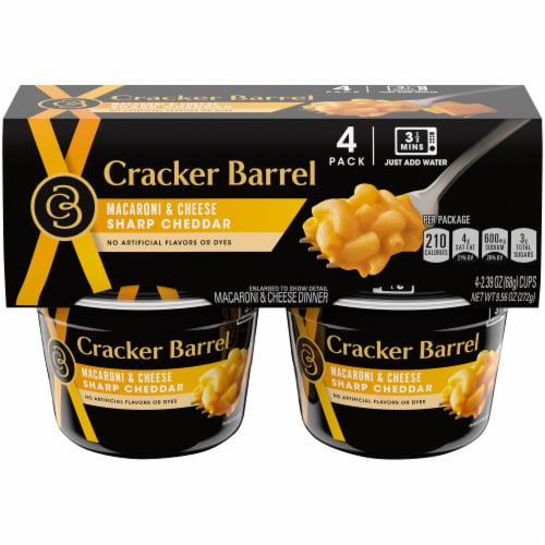 Cracker Barrel Sharp Cheddar Macaroni & Cheese Perspective: front