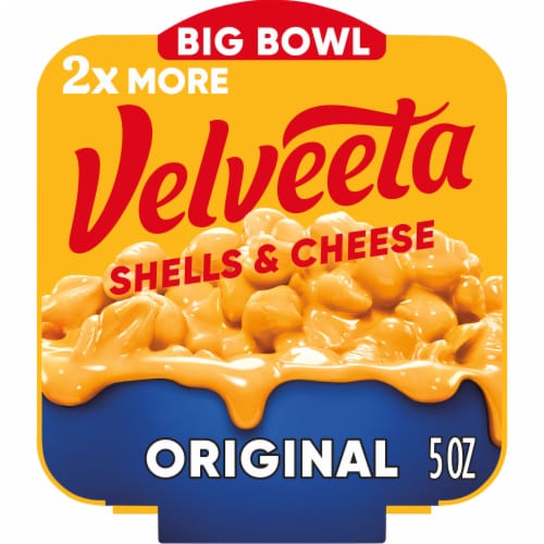 Velveeta Shells and Cheese Macaroni and Cheese Cups Easy Microwavable Big Bowl Dinner