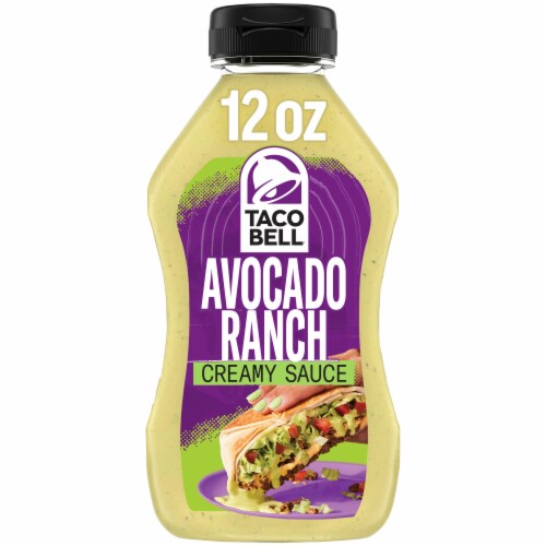 Taco Bell Creamy Avocado Ranch Perspective: front