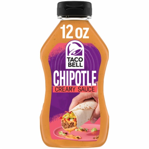 Taco Bell Creamy Chipotle Sauce Perspective: front