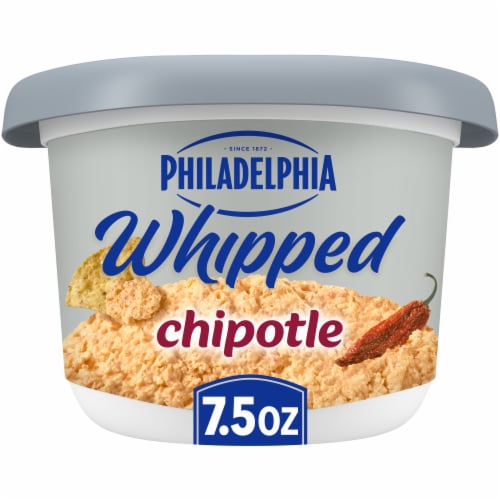 Philadelphia Chipotle Whipped Cream Cheese Spread, Tub Perspective: front