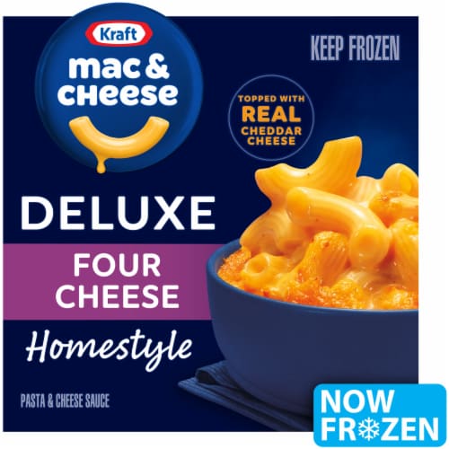 Kraft Deluxe Macaroni & Cheese Dinner, Four Cheese - 14 oz