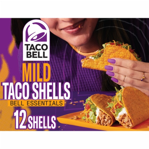 Taco Bell Mild Crunchy Seasoned Flavor Taco Shells