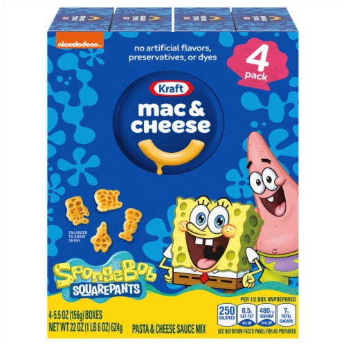 Kraft Spongebob Squarepants Mac & Cheese Perspective: front