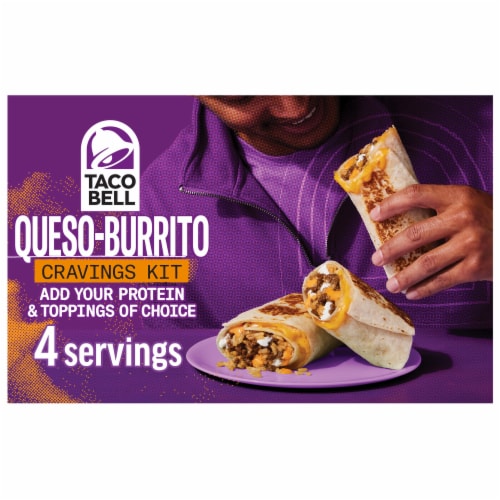 Taco Bell Queso-Burrito Cravings Kit Perspective: front