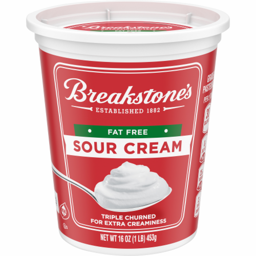 Breakstone's Fat Free Sour Cream Perspective: front