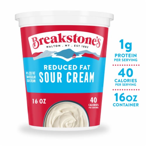 Calories in Breakstone's Reduced Fat Sour Cream