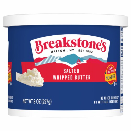 Breakstone's All Natural Kosher Salted Whipped Butter Perspective: front