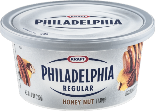 Philadelphia Honey Nut Cream Cheese Perspective: front