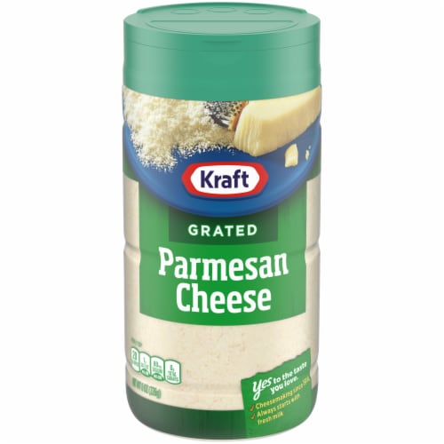 Kraft Parmesan Grated Cheese Perspective: front