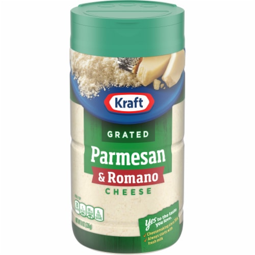 Kraft Parmesan & Romano Grated Cheese Perspective: front