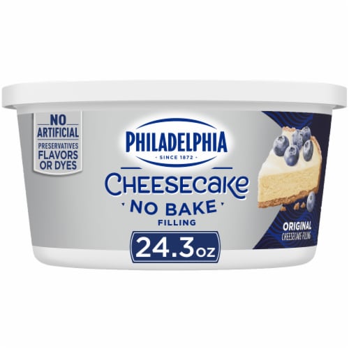 Philadelphia No Bake Original Cheesecake Filling Perspective: front
