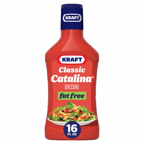 Kraft Classic Catalina Fat Free French Salad Dressing Perspective: front