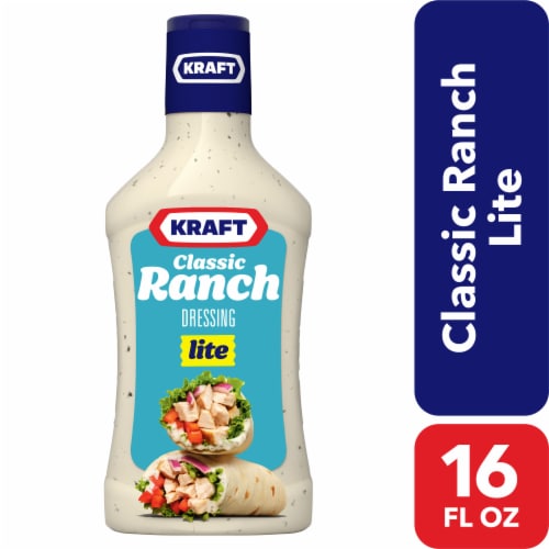 Kraft Classic Ranch Lite Salad Dressing Perspective: front