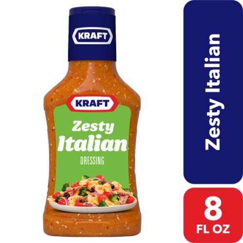 Kraft Zesty Italian Salad Dressing Perspective: front