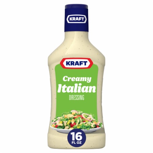 Kraft Creamy Italian Salad Dressing Perspective: front