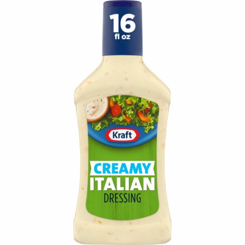 Kraft Creamy Italian Salad Dressing Perspective: front