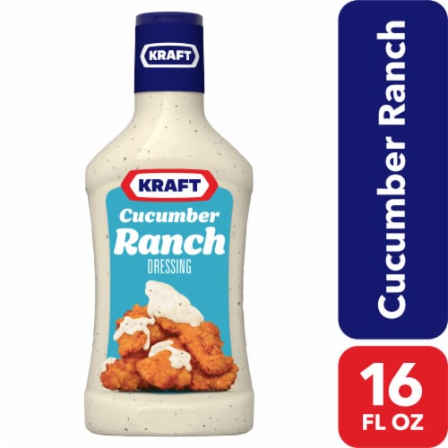 Kraft Cucumber Ranch Salad Dressing Perspective: front