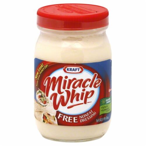 Kraft Fat Free Miracle Whip Perspective: front