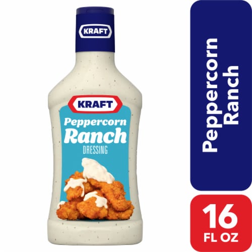 Kraft Peppercorn Ranch Salad Dressing Perspective: front