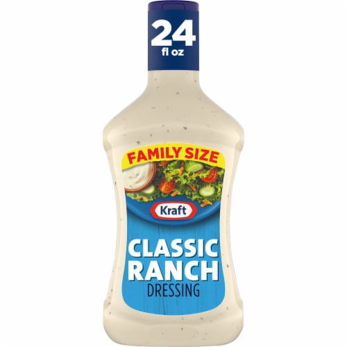 Kraft Classic Ranch Salad Dressing Family Size Perspective: front