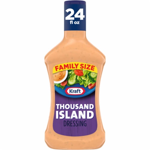 Kraft Thousand Island Salad Dressing Perspective: front