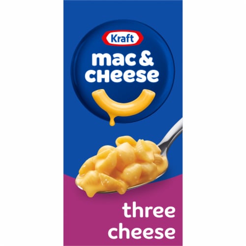 Kraft Three Cheese Mac N Cheese Macaroni and Cheese Dinner with Mini-Shell Pasta