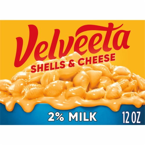Velveeta Shells & Cheese Pasta with Cheese Sauce & 2% Milk Cheese Meal Perspective: front